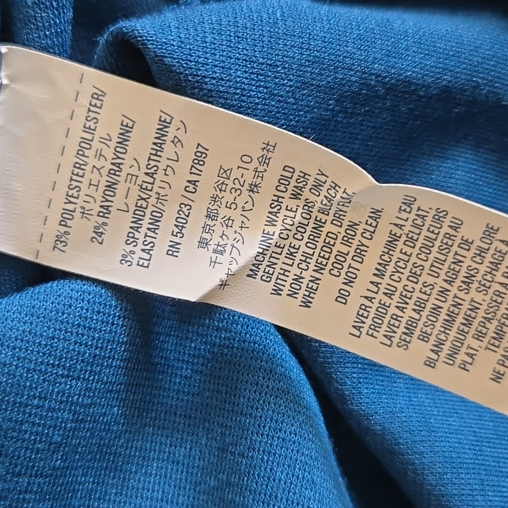 Old Navy-Blue pullover fitted dress with 3/4 sleeves Sz XS NWT - Picture 9 of 9
